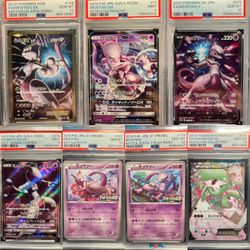 Pokémon Card Assorted JPN/ENG/KOR PSA/Tag singles Ex Gx Fullart V Promo Xy AR 25th