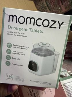 Momcozy Official Detergent Tablets for Momcozy Bottle Washers, 120 Tablets Official Tablets for Momcozy DeepClean & KleanPal Bottle Washers, Remove St