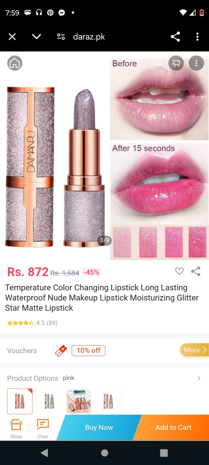 Color Changing Lipstick