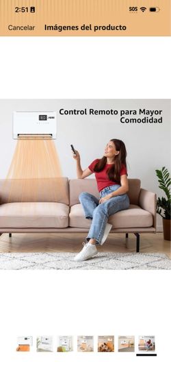 JNDRO wall heater with thermostat and remote control  1500W silent electric wall heater, LED display, ECO mode, 60°/90°/120° oscillation