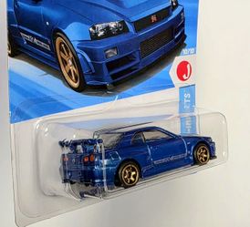 2026 Hot Wheels Nissan Skyline GT-R (BNR34) J-Imports – Mint