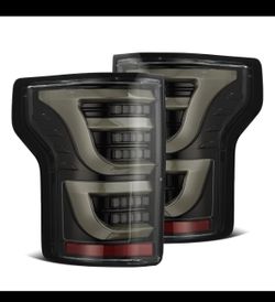 15-20 Ford F150 LUXX-Series LED Tail Lights Alpha-Black