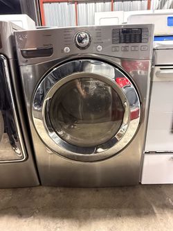 LG Stainless Steel front load gas dryer