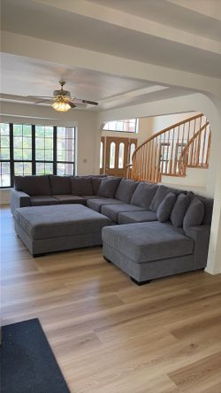 Sectional Sofa & Matching Ottoman $750 OBO