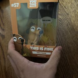 Youtooz This is Fine Dog, 3.7" Vinyl Figure