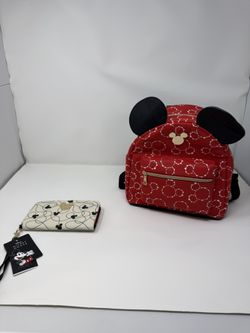 NEW Mickey Mouse Backpack + Wristlet Wallet Set (Kohl’s Tags)