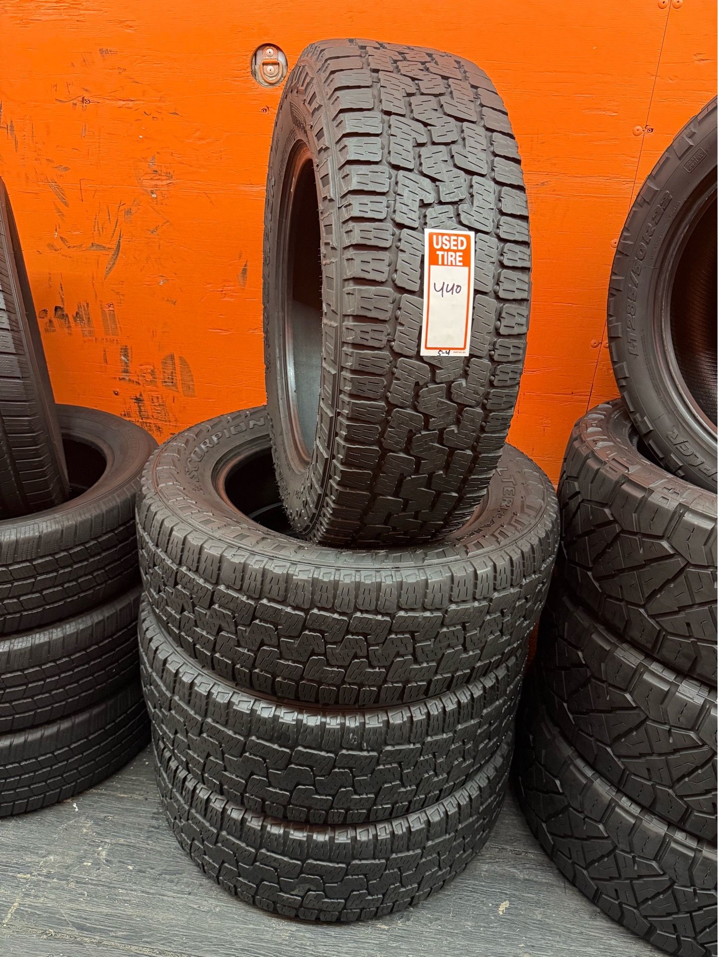 275/65R20 Pirelli Scorpion A/T High Tread Full Set of 4 Tires