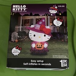 Hello Kitty Witch Inflatable 