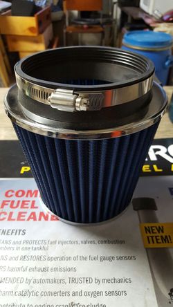 Air filter for trucks, 4 1/2 inches inlet.