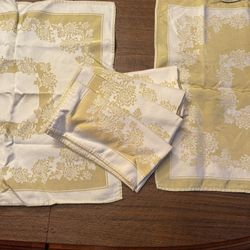Napkins - Cloth - Set Of 8 & Tablecloth (78”x60”)