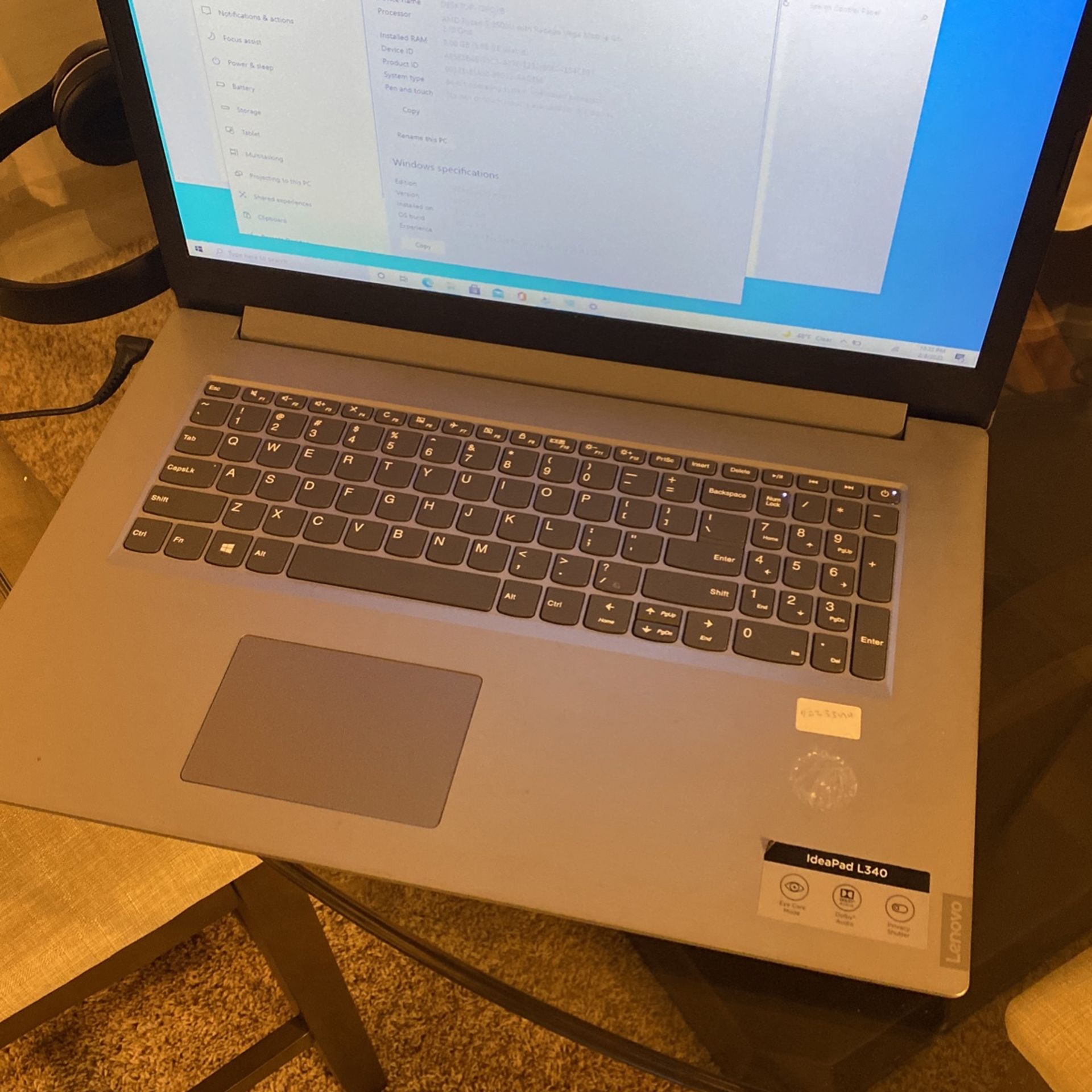 Lenovo Ideapad L340 (8gb) Ram Gaming Laptop! Barely Used