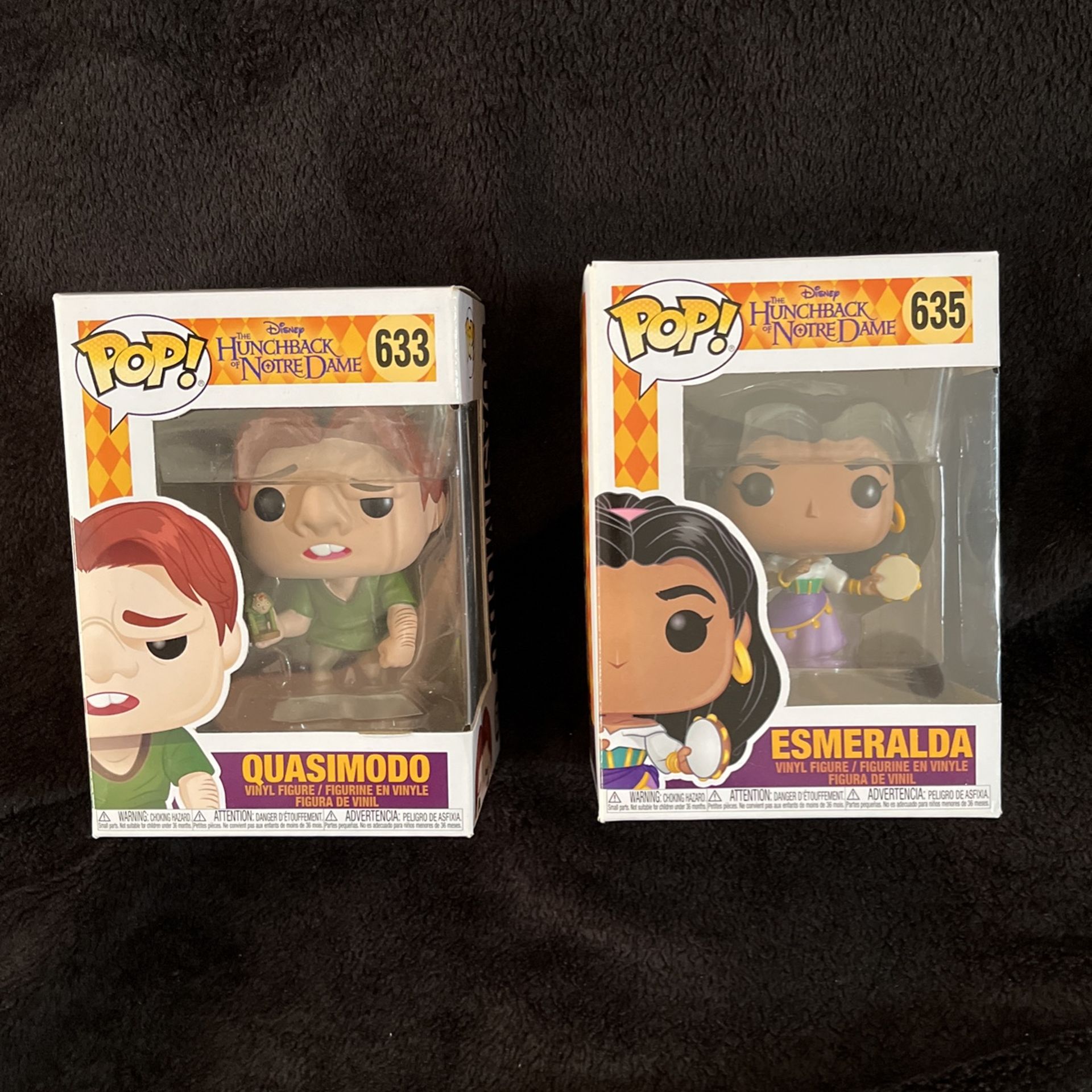 Disney HUNCHBACK OF NOTRE DAME BUNDLE Funko POP ! Loungefly Backpack 🎒 In Profile