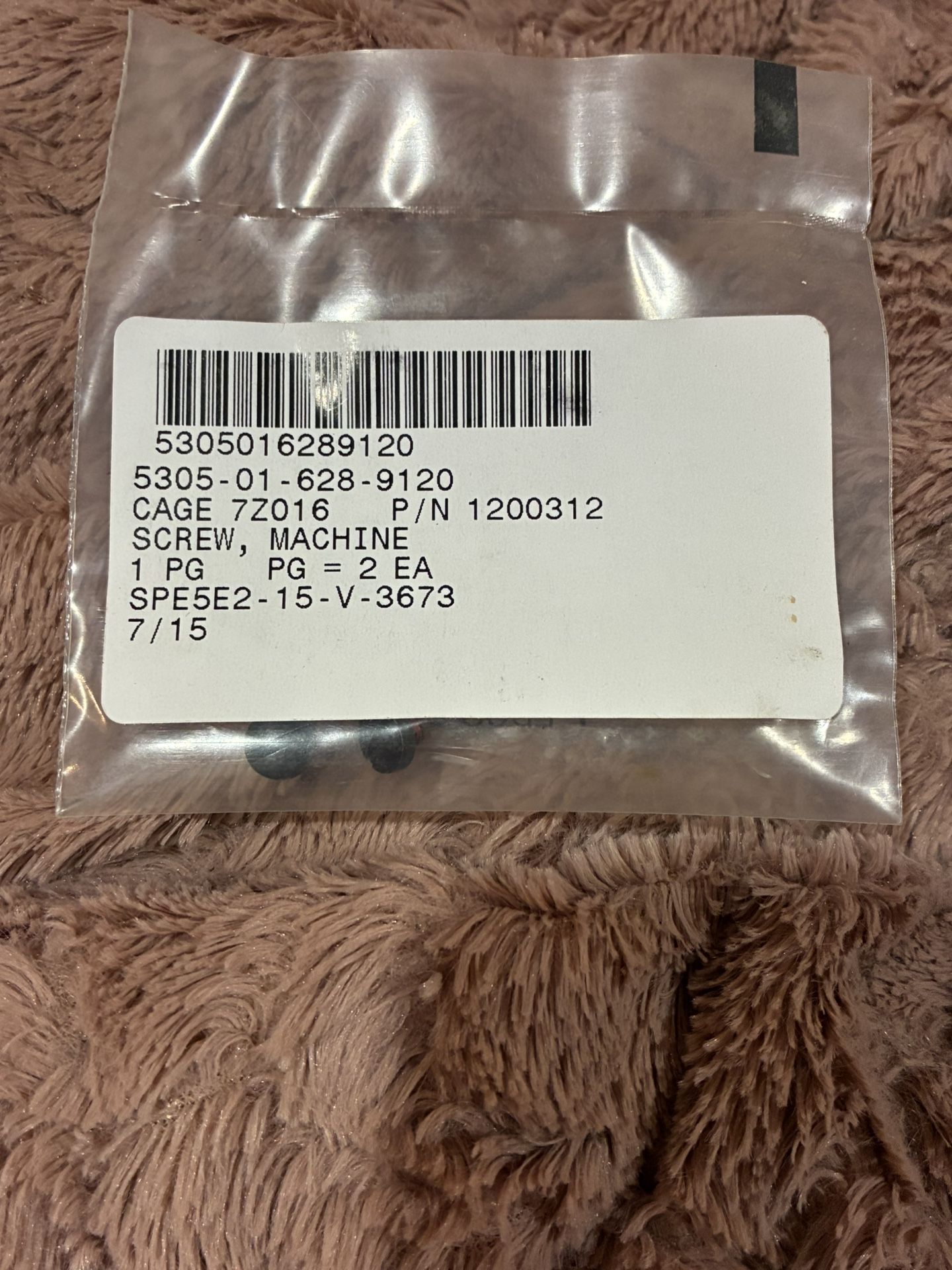 5305-01-(contact info removed) Screw; Machine 1200312 Grip Screw; 226 Nylock; Phosphate Nyl...