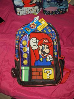 SUPER MARIO BACKPACK 16 INCHES TALL