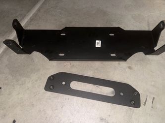 Jeep ( winch bracket & fairlead centering plate )
