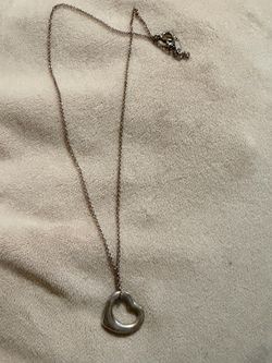 Tiffany and Co  heart necklace authentic