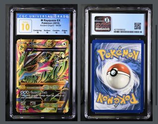 2015 Pokemon Ancient Origins #98 M Rayquaza EX - CGC PERFECT 10 - Pop 1 (For best offer)