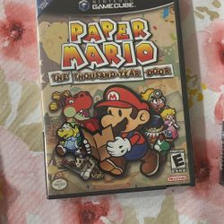 Paper Mario Thousand Year Door CIB