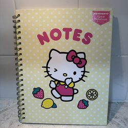 Hello Kitty Large Spiral Notebook 