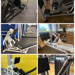 Tons Of Commercial Leg Press / Presses- Olympic Weight Plate Loaded & Pin Select 