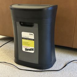 Crosscut Paper Shredder w/wheels