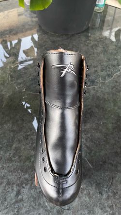 Riedell Black Leather Roller Skate Boot