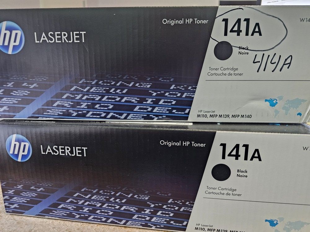 HP LaserJet Toner - 141A Black 2 New In Box
