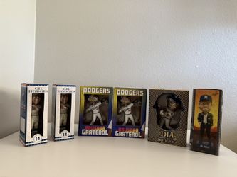 6 Dodger Bobbleheads - All 6 For $275
