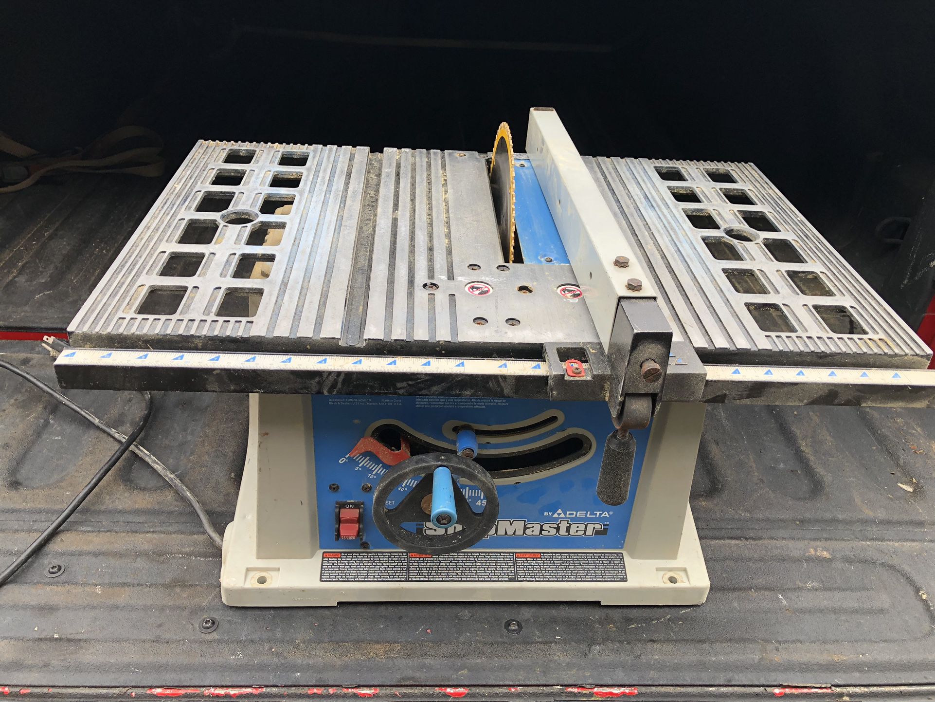 Shop Master Table Saw