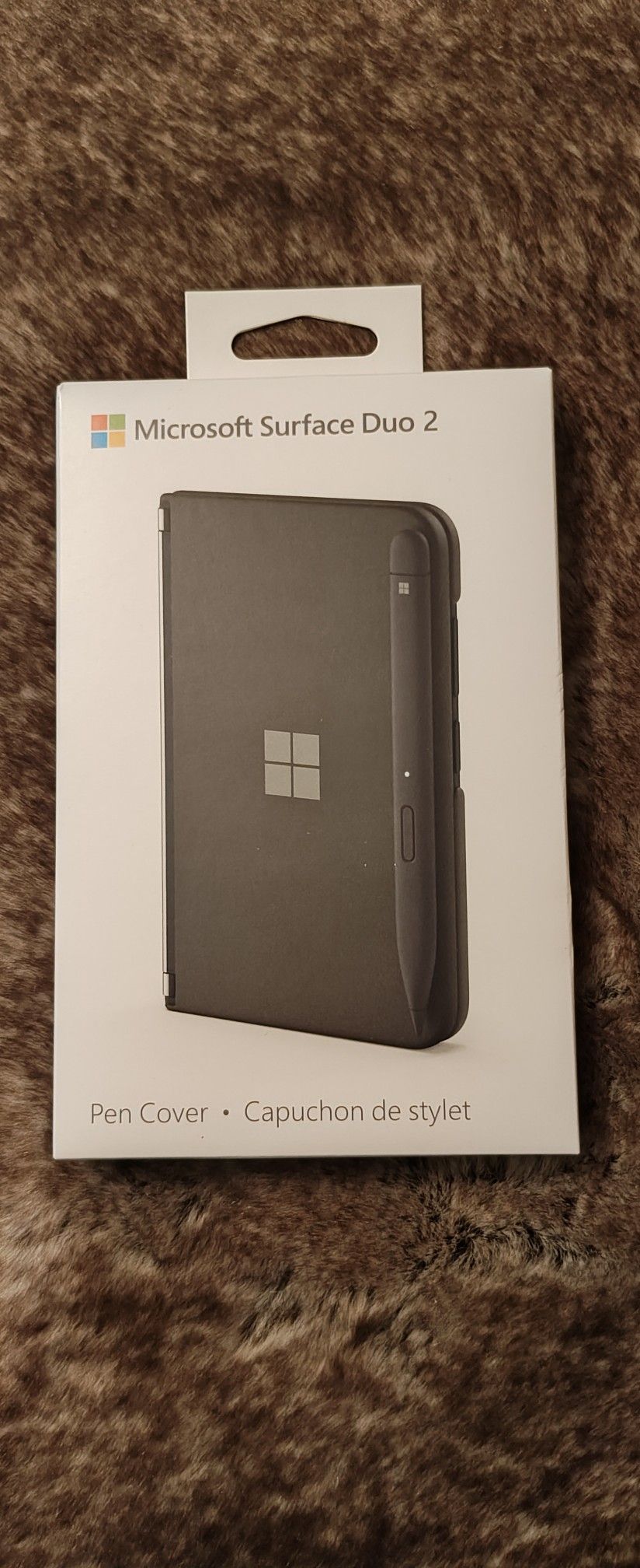 Microsoft Surface Duo 2 Pen Cover Case - Obsidian Black