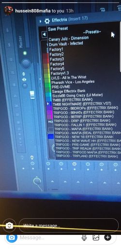 Official 808 Mafia effectrix presets