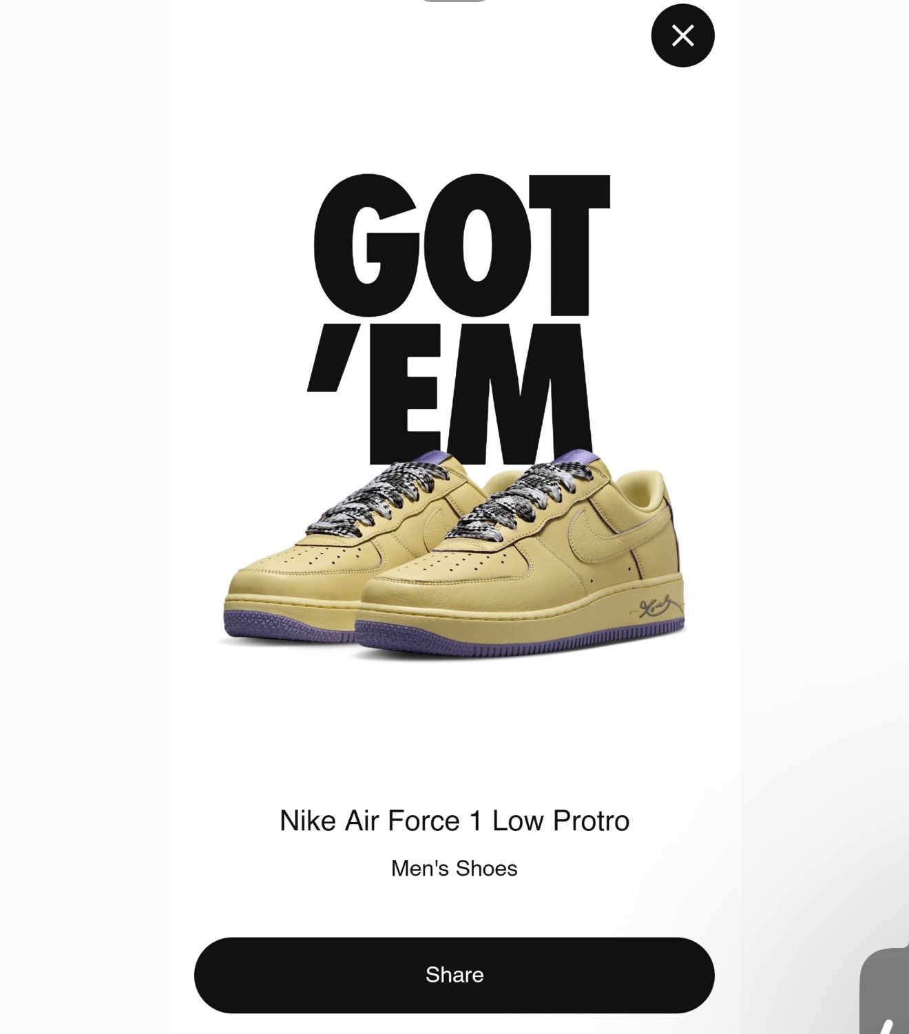 Nike Air Force 1 Low Protro Kobe