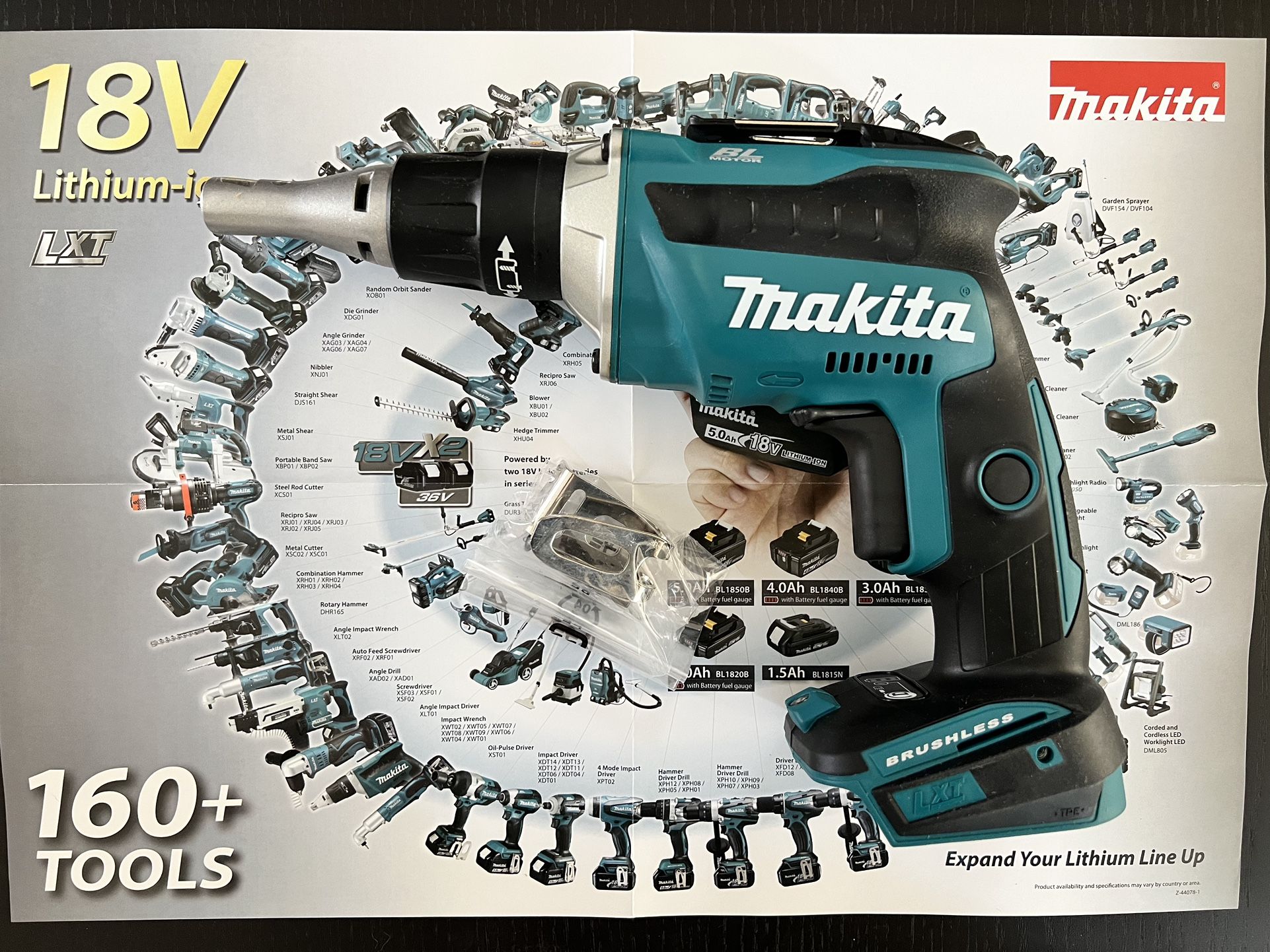 Makita 18v LXT Brushless Drywall Screwgun