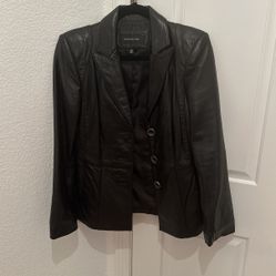 Women’s Leather Car Coat