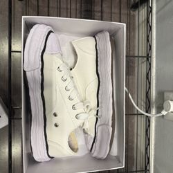 White Maison Mihara Converse 