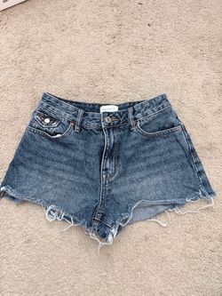 PACSUN Dark Denim Shorts Size 25