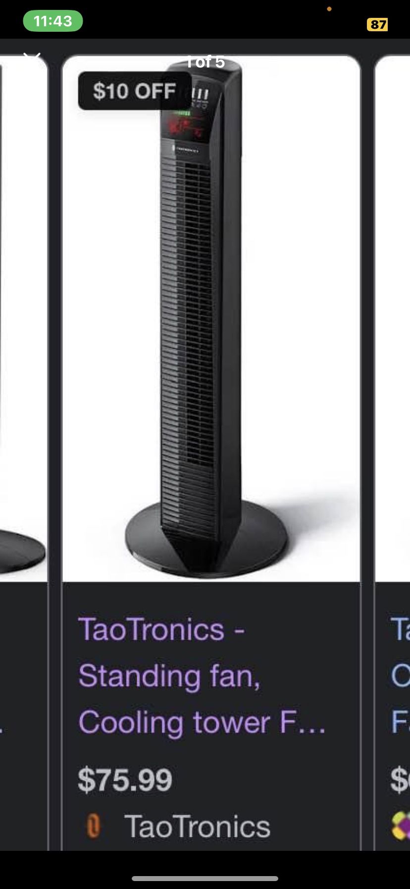 Taotronics fan