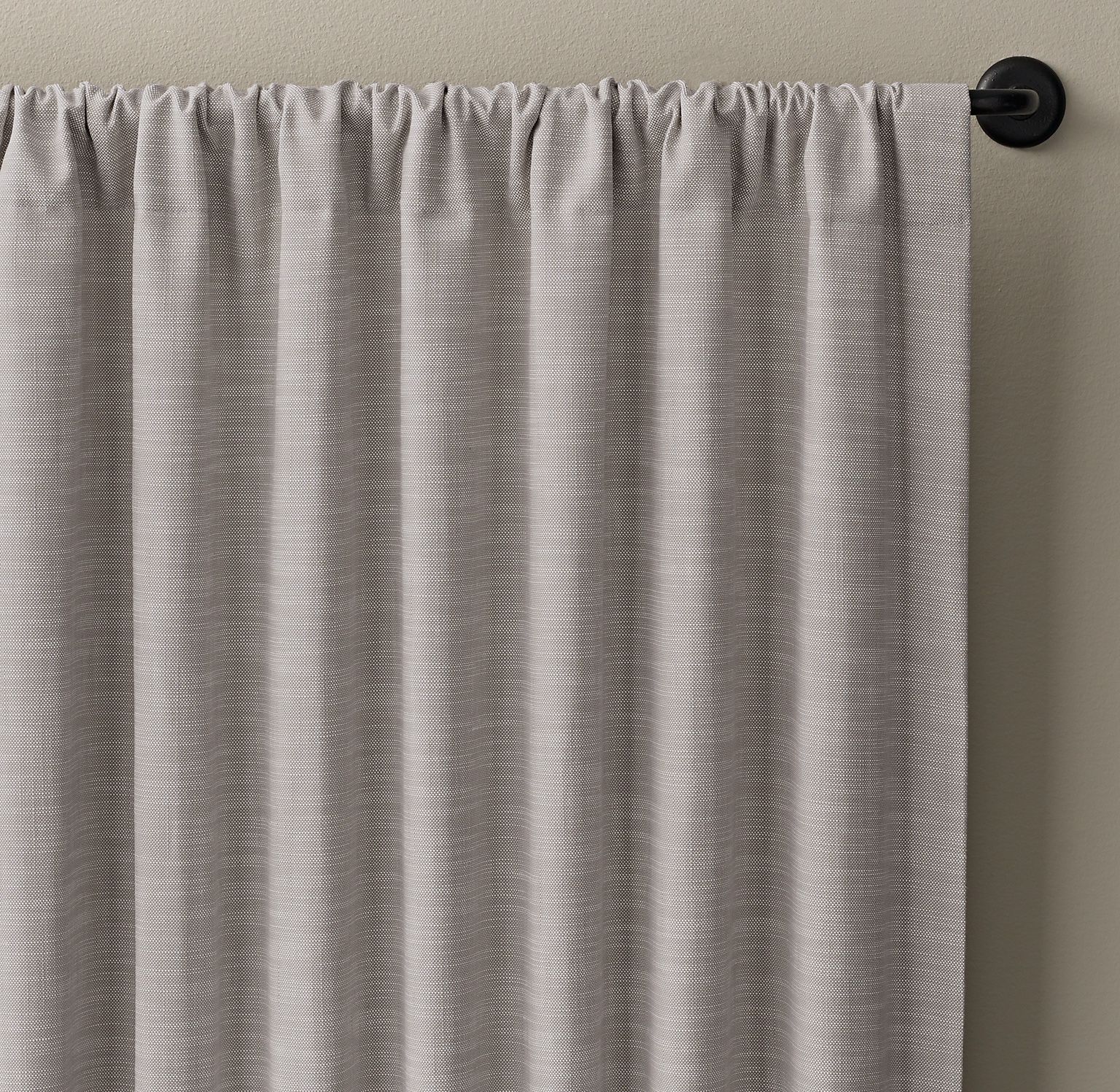 Restoration Hardware Outdoor Hotel Iron Curtain Rod (Pair)