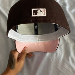Houston Astros 45th Travis Scott Mocha Brown Pink Exclusive Hat Fitted 7  1/8 for Sale in Chino Hills, CA - OfferUp