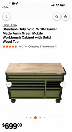 Husky work bench