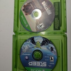 Steep Xbox One Game + Hunting Simulator Xbox One Like New