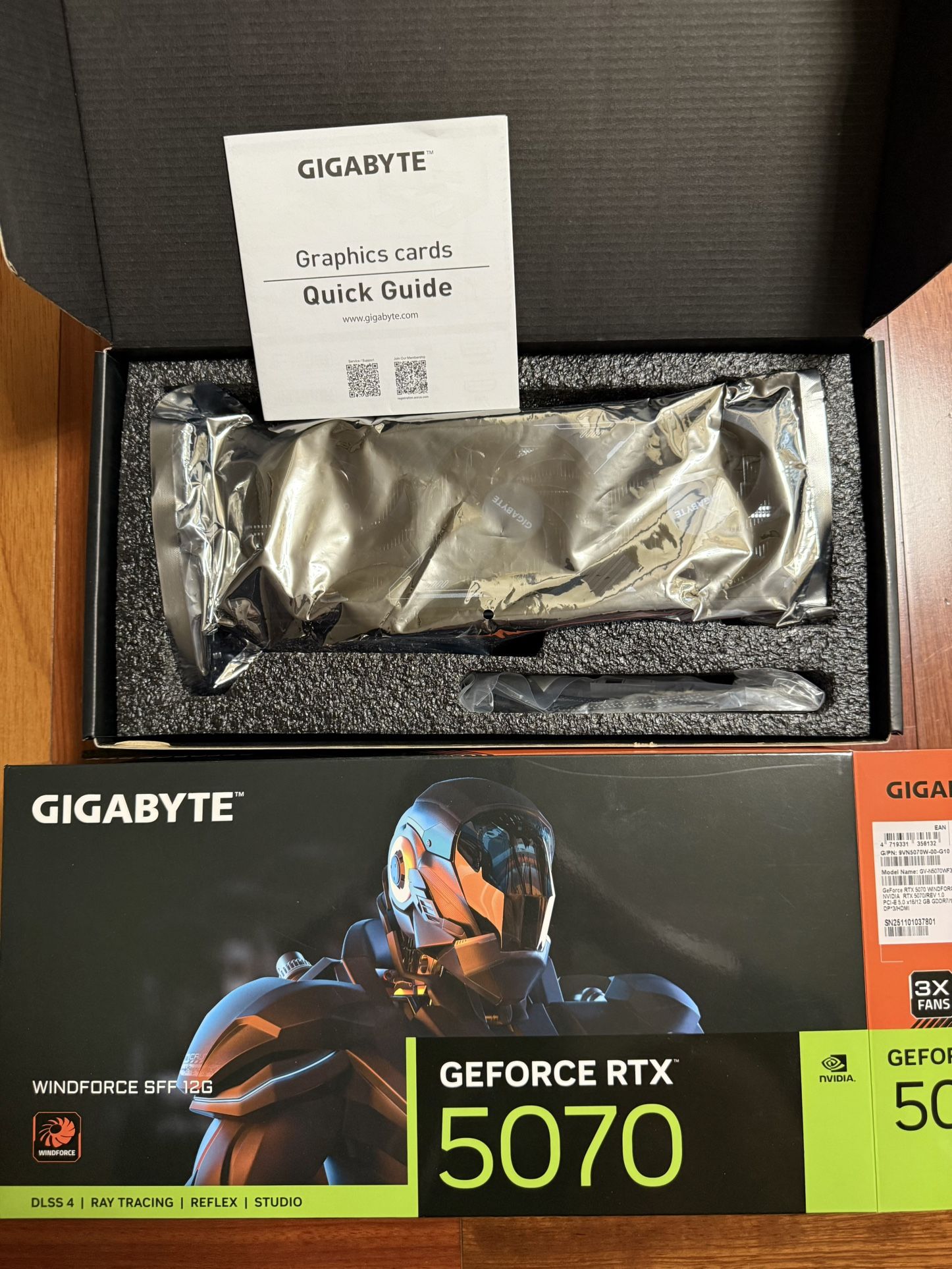 GIGABYTE RTX 5070 Windforce SFF 12GB NVIDIA GPU