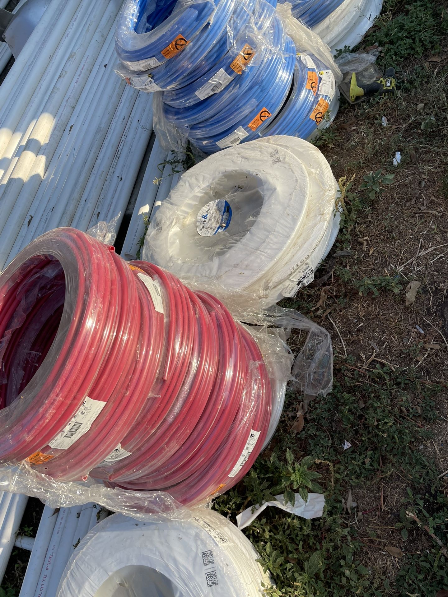 Pex “A” “B”  PVC Pipe Sch 40 