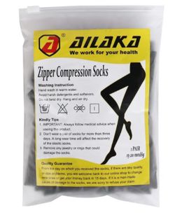 Socks with Zipper 15-20 mmHg (L)