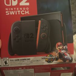 Pristine Mario Kart Bundle Nintendo Switch 2 - Headset and controller Included.