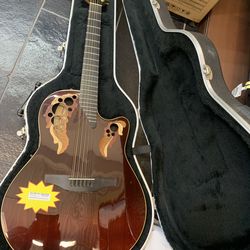 Ovation Adamas 12-String Electric/Acoustic Guitar,Nice!