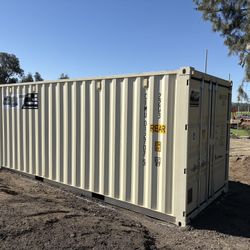 20 FOOT NEW 1-TRIP CONTAINER STD SHED,STORAGE,SHIPPING,CONEX