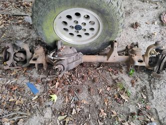 Front and rear axle 96 98 jeep