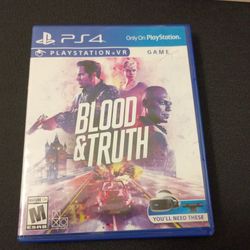 Blood & Truth PS4 