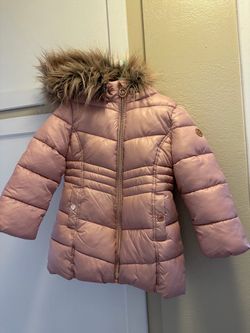 Michael Kors Puffy Fur Jacket Toddler Girl Size 3T